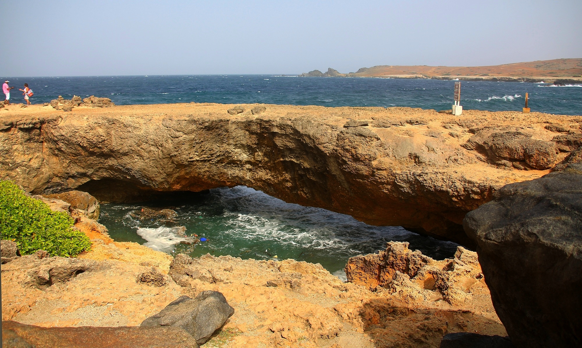 Aruba coastal rock formations