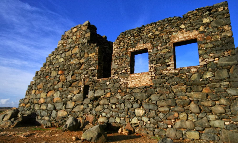 Bushiribana ruins in Aruba